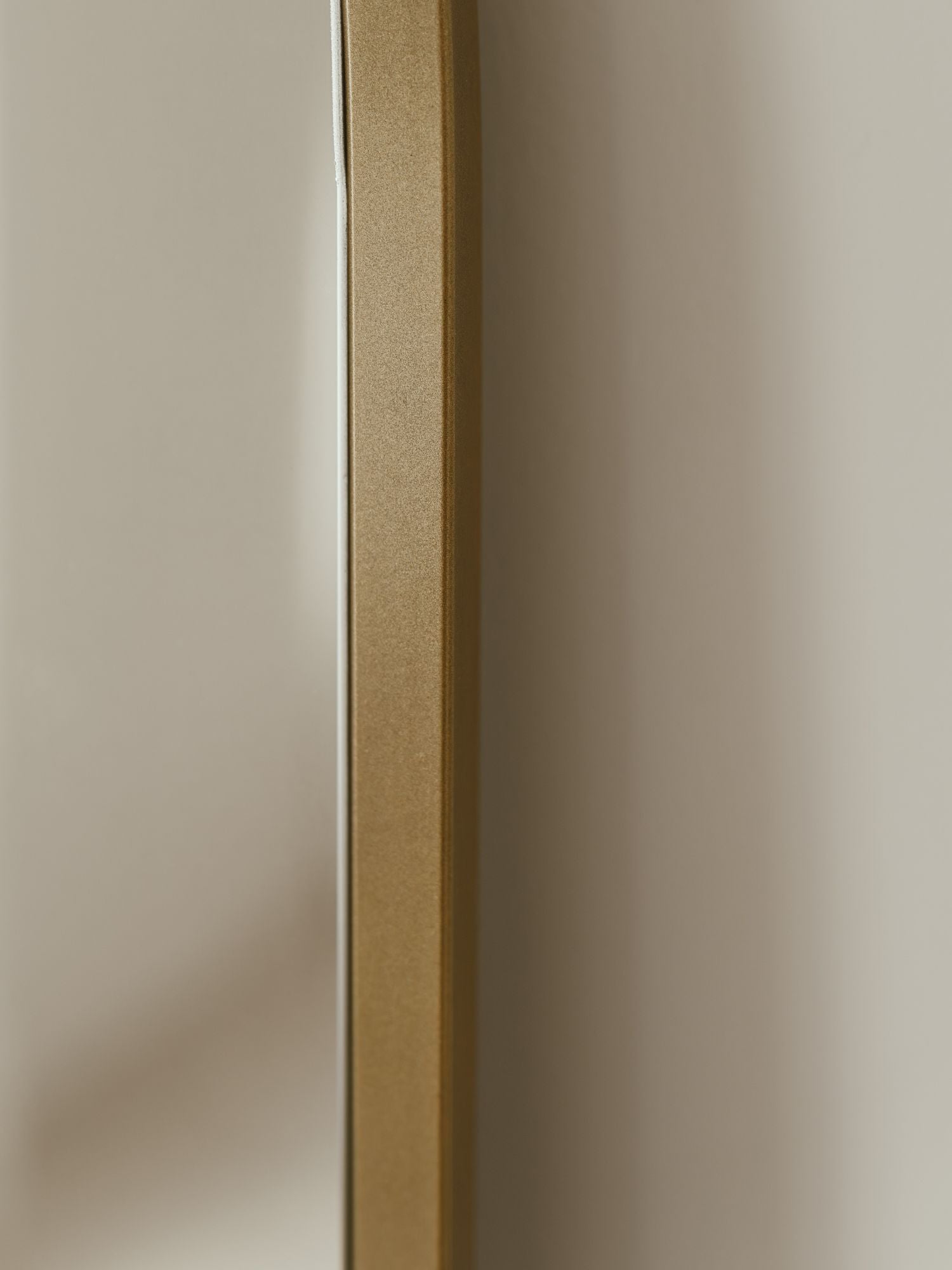 Large Standing Oval Mirror 180x70 Gold