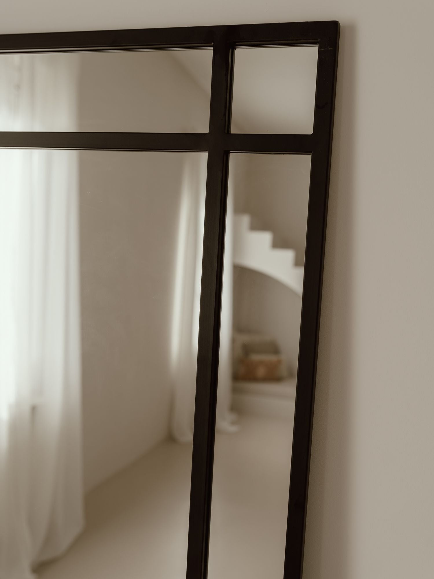 Large Standing Mirror, 180x80 cm, Black