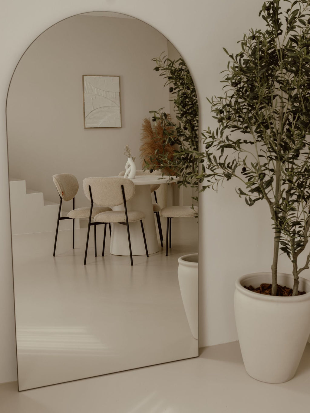 Large Floor Mirror, Frameless, 180x100