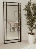 Large Standing Mirror, 180x80 cm, Black